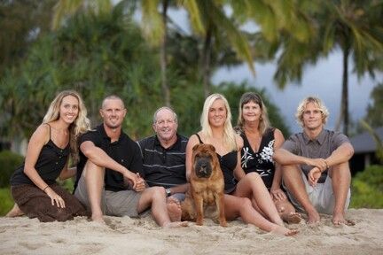 Bethany Hamilton & Her Family Soul Surfer Quotes, Bethany Hamilton Family, Photos At Beach, Hamilton Family, Surfer Quotes, Christian Athletes, Bethany Hamilton, Soul Surfer, Hawaiian Wedding