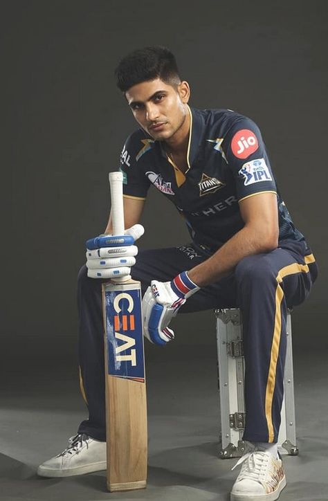 Shubman Gill Gujarat Titans, Cricket Poster, Crickets Funny, Shubman Gill, Virat Kohli Instagram, India Cricket Team, Ms Dhoni Photos, Chennai Super Kings, Man Crush Everyday