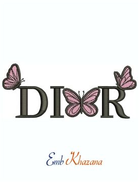 Dior Logo Art, Embroidery Designs Butterfly, Butterfly Logos Ideas, Logo Design Inspiration Butterfly, Butterfly Monogram Svg, Machine Embroidery Butterfly Designs, Bff Drawings, Dior Logo, Butterfly Logo