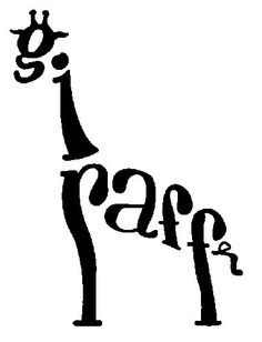 Silhouette Alphabet Giraffe - great to do in art class with the kids! - stencil the outline lightly in pencil, then rub it out at the end Type As Image, Giraffe Drawing, Giraffe Art, The Giraffe, Middle School Art, Giraffes, Pics Art, 로고 디자인, Art Lesson