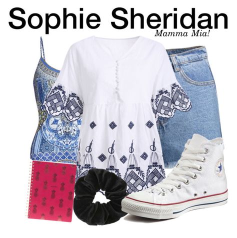 "Sophie Sheridan - Mamma Mia!" by nerd-ville ❤ liked on Polyvore featuring Camilla, Miss Selfridge and Converse Mamma Mia Aesthetic Outfits Sophie, Mamma Mia Aesthetic Outfits, Sophie Sheridan, Mamma Mia Aesthetic, Mia Outfits, Mia Aesthetic, Lily James, Southern Belle, Inspired Outfits