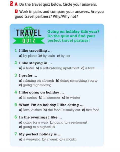 Travel Quiz-Listening - Interactive worksheet Travel Quiz, Vocabulary Quiz, English As A Second Language (esl), Active Listening, English As A Second Language, Esl Worksheets, Going On Holiday, School Subjects, Travel And Tourism