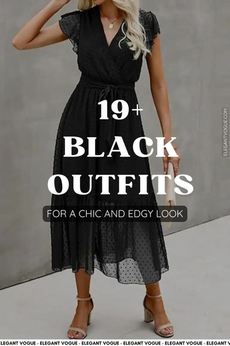 Black Outfit Ideas For Women Black Dress For Dinner Party, Jewelry With Black Cocktail Dress, Bachelorette Black Dress, How To Dress Up A Black Dress Classy, All Black Outfits For Women Classy Chic, What To Wear To A Gala Dinner, Chic Black Outfits Classy, Award Ceremony Outfit For Women, Black And White Womens Outfits