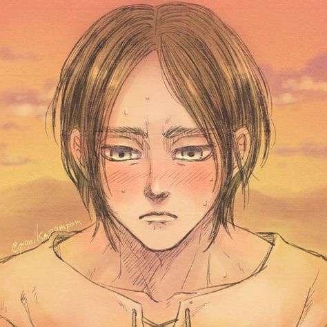 Eren Blushing, Eren Yeager, Attack On Titan, Location History, Male Sketch, On Twitter, Twitter, Quick Saves, Instagram