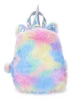 Rainbow Plush, Unicorn Bag, Unicorn Backpack, Cartoon Kawaii, Kawaii Unicorn, Cartoon Backpack, Mini Mochila, Unicorn Girl, Plush Backpack