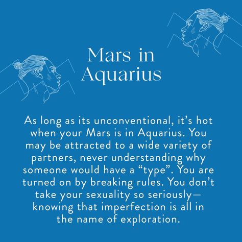 Aquarius Mars, Mars In Aquarius, Mars Sign, Sky Chart, Sweet Vibes, Aquarius Aesthetic, Bedroom Fun, Aquarius Rising, Capricorn Moon