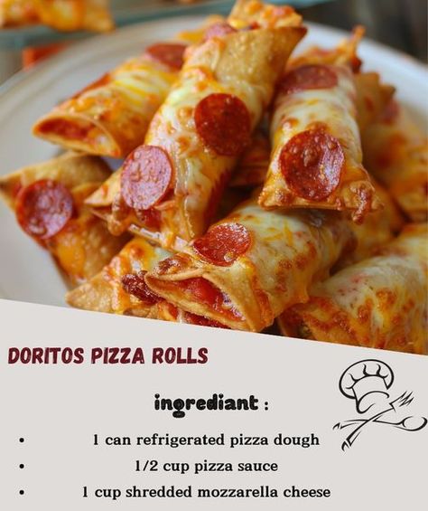 One Little Project Doritos Pizza, One Little Project, Pizza Rolls, Mozzarella, Rolls, Pizza, Pizzas