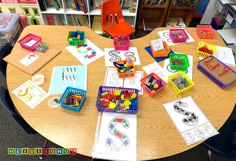 15+ (Mostly) FREE Hands-On Alphabet Letter Building Ideas! Hidden Alphabet, Letter Building, Unifix Cubes, Phonics Practice, Focus Wall, Letter Of The Week, Drawing Letters, Alphabet Flashcards, Alphabet Cards