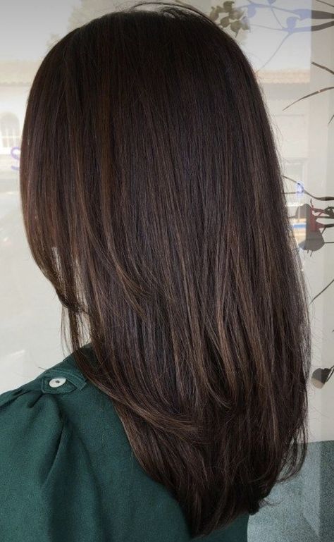 Wig For White Women, Hair Colour Trends, Haircut 2024, Layered Haircuts For Medium Hair, Medium Length Hair With Layers, Dark Hair With Highlights, Colour Trends, Easy Summer Hairstyles, Haircuts For Medium Hair