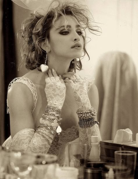 Madonna 80s Fashion, Madonna Like A Virgin, 80s Madonna, Madonna Fashion, 1980s Madonna, Madonna 80s, Madonna Photos, Steven Meisel, 80s Party