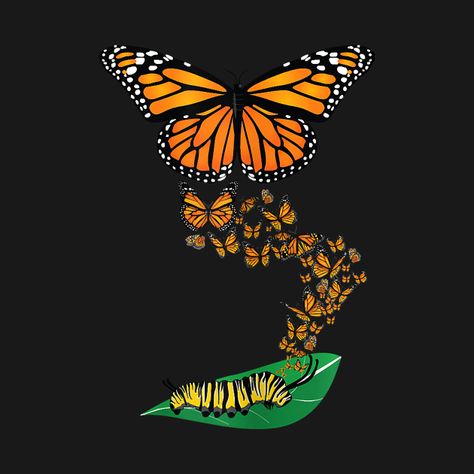 Butterfly Metamorphosis, Monarch Butterfly, Phone Case Stickers, Kids Magnets, Case Stickers, Caterpillar, Cool Walls, Baseball Tshirts, Pop Culture