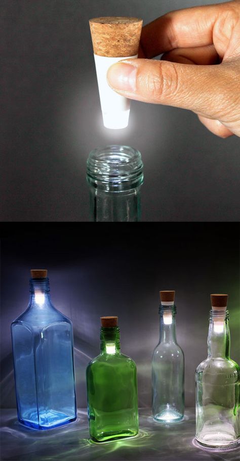 15 brilliant ways to light up your backyard summer bash Diy Luminaire, Mood Lighting, Old Bottles, Romantic Dinner, Mood Light, Bottle Lights, Romantic Dinners, Bottles And Jars, Outdoor Party