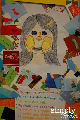 Self portraits to teach the use of similes and metaphors - Identity unit Simile Lesson, Metaphor Activities, Swarm Of Bees, Teach Writing, Teaching Creative Writing, 5th Grade Writing, Similes And Metaphors, Writing School, 4th Grade Writing