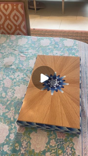 Tusche London on Instagram: "I’ll double you in a heartbeat. Presenting the first #Tuschelondon #handpainted #Backgammon #board. A #Heaveawood and #oak board with inlays of #walnut and ash covered with thick glassy scratch proof  #epoxyresin. #Ombré playing pieces in all the shades of blue nestled inside compartments lined with #italianleather. Painted #oak #dicecups also lined with leather and ombré painted interior to match the #Lapislazuli and #snowquartz #semiprecious #gem #dice and a #vintage #doublingcube the size of a small child. Now taking #bespoke #commissions, because this is fun." Ombre Paint, Snow Quartz, Backgammon Board, Interior Paint, In A Heartbeat, Italian Leather, Shades Of Blue, Board Games, Bespoke