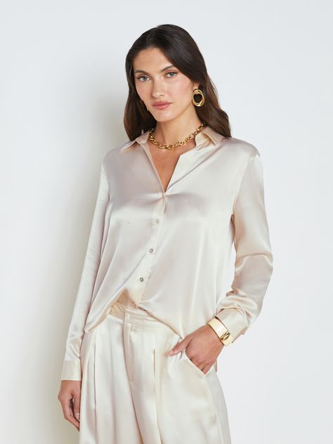 Satin tops blouses classy