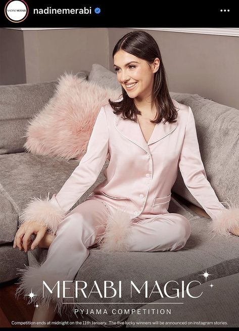 Nadine Merabi, Pink Pajamas, Lounge Top, Product Shots, Pink Feathers, Spring Women, Todays Outfit, Pink Long Sleeve, Signature Look