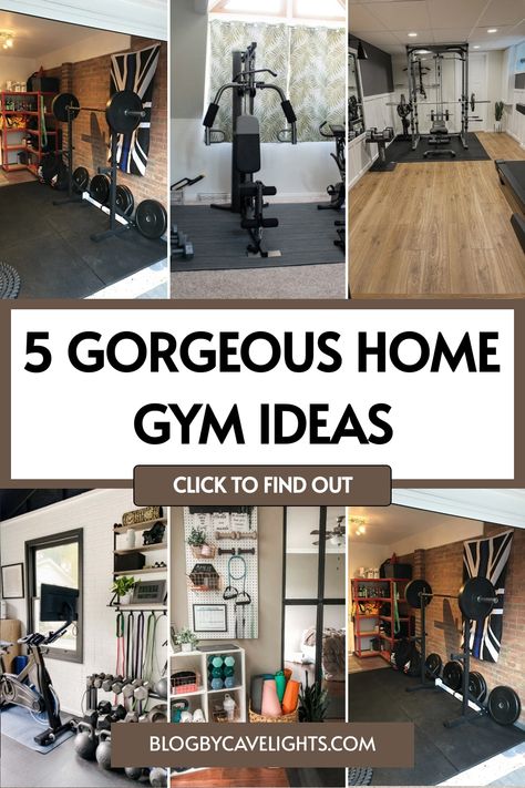 🏡 Ready to build the perfect workout space? These 5 home gym ideas will help you create a stunning, functional gym that fits your lifestyle. From gym building tips to stylish home gym decor, you won’t want to miss out! Click to learn more. 🔧💡 Home Gym Wall Art Ideas, Home Gym Stair Master, Gym Wall Decor Ideas, Gym Accent Wall Ideas, Chic Home Gym, Home Gym Led Lighting, Home Gyms Ideas Workout Rooms, Workout Room Design, Home Gym Decor Ideas