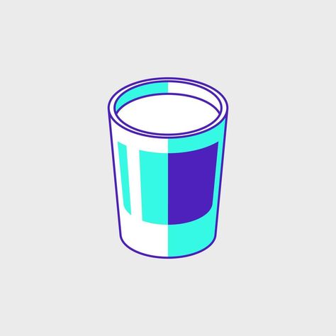 Shot Glass Illustration, Glasses Illustration Design, Glass Effect Adobe Illustrator, Isometric Laboratory, Beer Glass Illustration, Vector Icons Illustration, Flat Design, Fashion Flats, Vector Icons