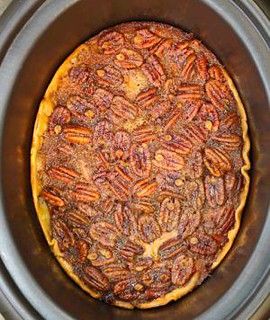 Crockpot Pecan Pie, Pecan Pie Ingredients, Dessert Crepes, Crock Pot Food, Crock Pots, Crock Pot Desserts, Slow Cooker Desserts, Num Num, Crockpot Dishes