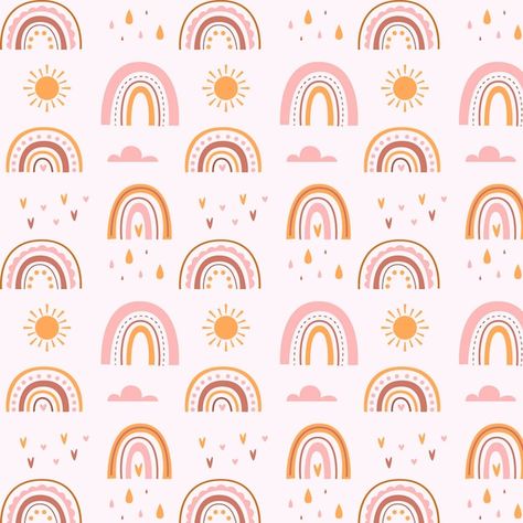 Diseño de patrón de arco iris | Free Vector #Freepik #freevector #arcoiris-dibujo #patrones-decorativos #arcoiris #fondo-arcoiris Iris Name Aesthetic, Boho Rainbow Wallpaper Iphone, Boho Rainbow Wallpaper, Arco Iris Boho, Rainbow Pattern Design, Rainbow Wallpaper Iphone, Baby Shower Boho, Boho Background, Rainbow Pictures