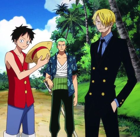 Monster Trio Icon, Monster Trio One Piece Icon, Zoro Luffy And Sanji, Luffy And Sanji, Luffy Usopp, Sanji Luffy, Luffy And His Crew, Monster Trio, Zoro Luffy