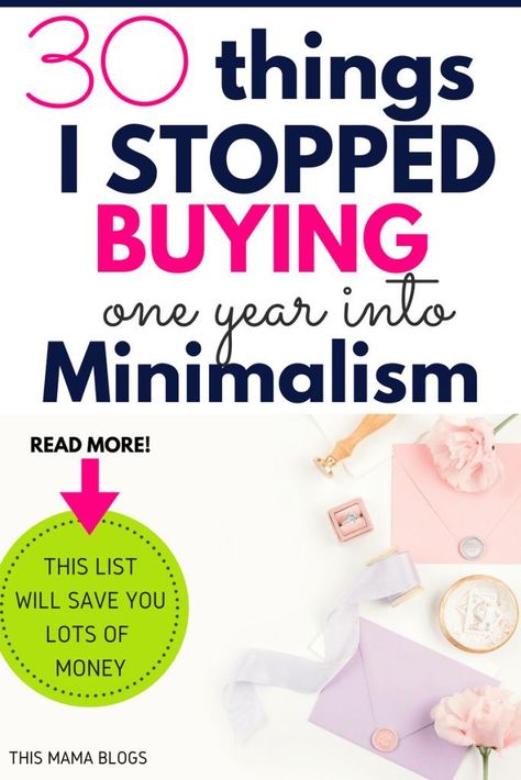 I've stopped buying many things since I started simplifying my life. Here is a list of 30 items I've ticked off on my #minimalist living checklist. Hint: this list will help you #savemoney! #minimalism #minimalistliving #whattostopbuyingtosavemoney #moneysavingtips Bible Minimalist, Interior Design Minimalist, Money Challenge, Budget Planer, Savings Plan, Frugal Living Tips, Frugal Tips, Saving Ideas, Save Money On Groceries