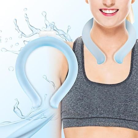 Amazon.com: COMFORCE Neck Cooling Tube, Wearable Neck Cooler for Hot Summer, Hands Free Cooling Neck Wrap for Outdoor Workers, Sports, Relief Hot Flashes, Freeze Below 64°F(Blue) : Health & Household Cooling Neck Wrap, Neck Coolers, Blue Health, Hair Wrap Scarf, Hot Flashes, Wrap Scarf, Neck Wrap, Hands Free, Hot Summer