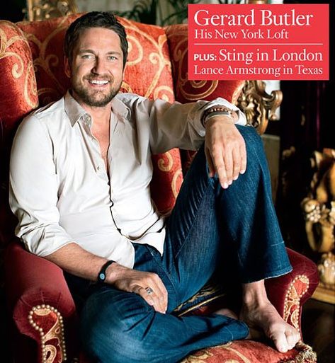 Gerard Butler House, Actor Gerard Butler, New York Loft, Hottest Male Celebrities, Country Dance, Gerard Butler, Liam Hemsworth, James Mcavoy, Chris Pine