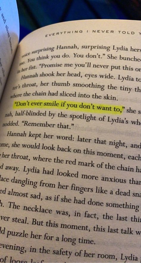 Book Review: Everything I Never Told You: A Novel If you are a fan of Lovely Bones, Joy Luck Club or Little Fires Everywhere, this is for you. This story is beautiful and heartbreaking. Everyone is trying to keep up their appearance to keep the balance of their family, to keep everyone happy. In reality, no one is happy and are all struggling, what they want to be, and what they want others to be. You can live in the same house and never really know how someone is feeling or what’s going on. Famous Lines From Books, Joy Luck Club, Famous Book Quotes, Quotes Romantic, Diary Notes, Romantic Book Quotes, Romance Books Quotes, Quotes Famous, Best Quotes From Books