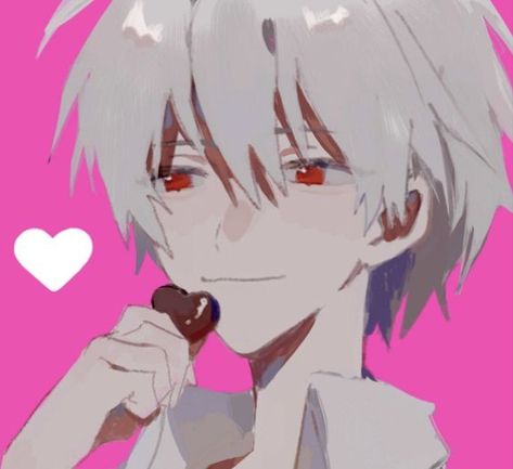 creds: mogutofuoes on twt! Kaworu Matching Icons, Evangelion Kaworu, Gintama Wallpaper, Evangelion Art, Neon Evangelion, A Silent Voice, Matching Profile Pictures, Neon Genesis Evangelion, Icon Illustration