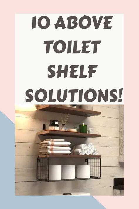 Looking for stylish and functional storage solutions for your bathroom? Look no further than an over-the-toilet unit! This type of storage option is ideal for optimizing space while keeping all of your bathroom necessities in order. With a variety of designs to choose from, we've compiled a list of the top 10 picks to simplify your decision-making process. Say goodbye to cluttered countertops and hello to a more organized bathroom with an over-the-toilet unit! Over Toilet Shelves Diy, Bathroom No Cabinets Storage Ideas, Over The Toilet Shelving Ideas, Bathroom Ideas Over Toilet, Bathroom Shelf Behind Toilet, Built In Shelves Over Toilet, Small Bathroom Above Toilet Ideas, Open Shelves Above Toilet, Bathroom Wall Decor Ideas Above Toilet