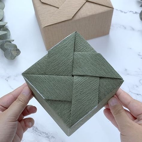 QIDAOYU | Gift Wrapping | How To Wrapping A Gift Box - Gift Wrapping Design ( geometric) | Instagram Gift Wrapping Square Boxes, How To Wrap A Square Box Gift, Wrapping A Gift, Wrapping Design, Gift Wrapping Techniques, Instagram Gift, Design Geometric, Box Gift, Projects To Try