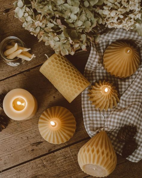 Our beautiful beeswax candles restocking soon for autumn and winter 🐝🌙! 🐝 Why Choose Beeswax? 🍂 Natural Light: Beeswax candles emit a bright, clear light similar to sunlight, bringing warmth to your space. 🌰Subtle Fragrance: The natural scent of honey creates a calming, cosy atmosphere. 🌻Eco-Friendly: Beeswax is a renewable resource, making it a sustainable option. 🎃Hypoallergenic: Ideal for those with asthma or allergies, beeswax candles are known for their air-purifying qualities. Candle Staging, Beeswax Products, Bee Wax Candles, Candle Aesthetic, Air Purifying, Natural Scents, Beeswax Candles, Candle Wax, Honey Bee