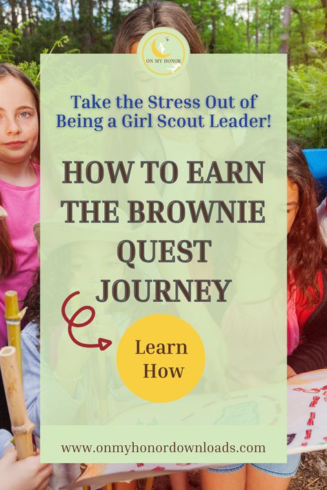 Brownie Quest Journey Ideas Activities, Brownie Quest Journey In A Day, Brownie Journey In A Day, Brownie Journey Badges, Brownie Quest Journey Ideas, Girl Scout Brownies Activities, Brownie Quest Journey, Brownie Journey, Brownie Activities