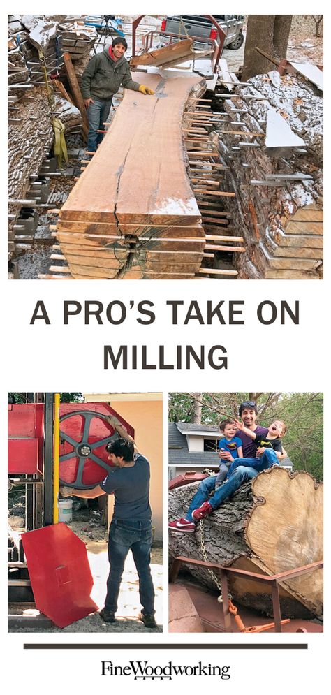 Milling Lumber, Milling Wood, Saw Mill Diy, Sawmill Projects, Sawmill Lumber, Cabin Construction, Live Edge Wood Furniture, Portable Saw Mill, Log Saw