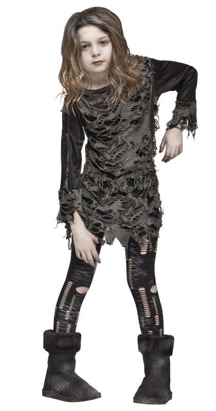 Girl Zombie Costume, Zombie Kid, Doll Halloween Costume, Zombie Party, Halloween Zombie, Zombie Costume, Zombie Girl, Footless Tights, Zombie Halloween