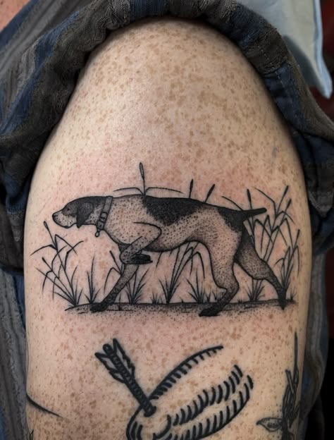 Duck Hunting Tattoos, Hunter Tattoo, Duck Tattoos, Hunting Tattoos, Traditional Tattoo Designs, Blackwork Tattoos, Western Tattoos, Traditional Tattoo Design, Botanical Tattoo