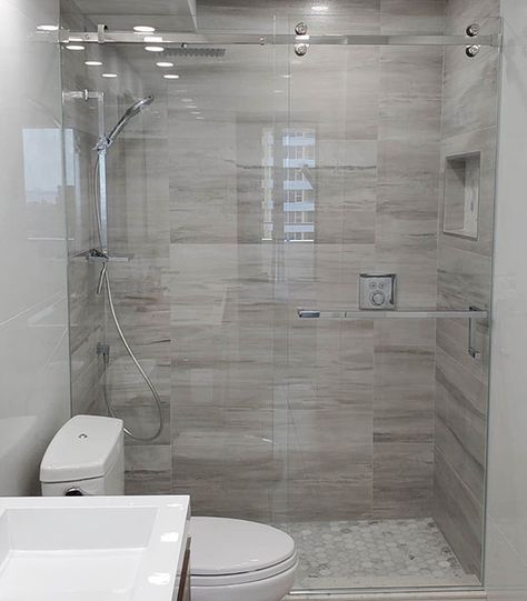 Bathroom Sliding Glass Door, Best Sliding Glass Doors, Upgrade Bathroom, Coastal Shower Doors, Shower Sliding Glass Door, Bathroom Shower Doors, Frameless Sliding Shower Doors, Shower Door Hardware, Glass Shower Enclosures