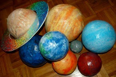 Paper mache planets Paper Mache Planets, Planet Project, Space Crafts For Kids, Galaxy Party, Making Paper Mache, Paper Mache Crafts, Diy Craft Tutorials, Space Party, Crafts For Kids To Make