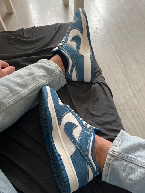 Industrial Blue Dunks Outfit, Nike Dunk Low Industrial Blue, Nike Dunk Low Outfit, Dunks Outfit, Industrial Blue, Fits Streetwear, Blue Outfits, Streetwear Inspo, Tenis Nike