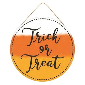 Trick Or Treat Sign, Trick Or Treat Candy, Halloween Wood Signs, Classic Candy, Halloween Wall Decor, Halloween Candy Corn, Halloween Sign, Glitter Letters, Wooden Door Hangers