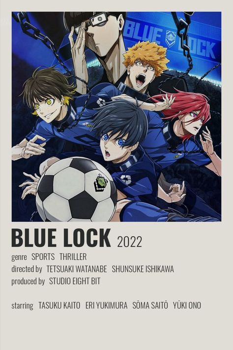 blue lock minimalist anime poster Bluelock Anime Poster, Blue Lock Poster Minimalist, Blue Lock Polaroid, Haikyuu Minimalist Poster, Blue Lock Poster Prints, Anime Show Posters, Manga Minimalist Poster, Anime Posters Minimalist, Minimalist Poster Template