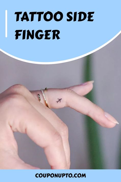 Tattoo Side Finger Always And Forever Finger Tattoo, Finger Tattoos Initials Letters, Lesbian Finger Tattoo, Compass Finger Tattoo, Pinky Finger Tattoos For Women, Finger Side Tattoo, Side Finger Tattoos For Women, Inner Finger Tattoos For Women, Female Finger Tattoos