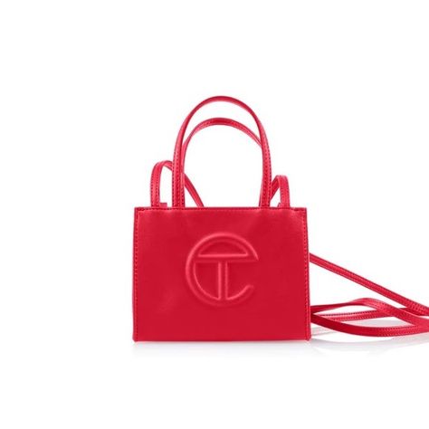 BRAND NEW/ Small Red Telfar Bag Telfar Bags, Branded Shopping Bags, Telfar Bag, Crossover Bags, Small Shoulder Bags, Beige Bag, Go Bags, Coin Purse Wallet, Monogram Bag