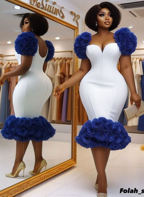 Folah Signature Folah Signature, Tailor Dress, Ocassion Dress, White Gown Dress, Lace Dress Classy, Lagos Fashion, Classy Short Dresses, Fancy Short Dresses, Afrocentric Fashion