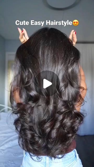 Khushi Niyara on Instagram: "Easy hairstyles 🎀
#hairs #hairstylist #hairstyling #hairstyle #hairstyles #hairfashion #hairstyleideas #hairstyleoftheday #hairstylegoals #hairgoals #hairinspiration #longhairstyles #trendingreels #viralvideo" Frock Hairstyle For Long Hair, Hairstyle For Long Frock, Frock Hairstyle, Long Frock, May 21, Up Hairstyles, Hair Goals, Easy Hairstyles, Hair Inspiration