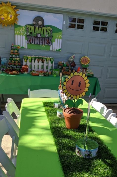 Zombies Birthday Party, Plants Vs Zombies Birthday Party, Zombie Birthday Parties, 6th Birthday Party, Zombie Birthday, Plantas Vs Zombies, Plants Vs Zombies, 6th Birthday Parties, 6th Birthday