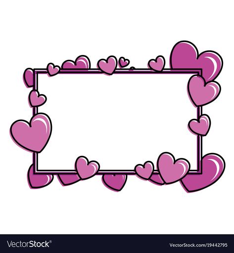 Heart Border Design, Disney Character Drawings, Frame Pattern, Doodle Borders, Heart Border, Border Ideas, American Girl Doll Furniture, Cute Borders, Remove Bg