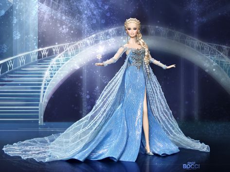 Old Barbie Dolls, Film Frozen, Frozen Dolls, Drag Queen Outfits, Elsa Doll, Disney Princess Outfits, Barbie Wedding Dress, Barbie Collector Dolls, Disney Princess Dolls