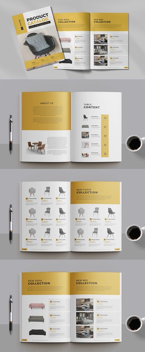 Product catalogue template or Catalog template design Magazine Template Catalogue Template Layout, Ikea Catalogue Layout, Catalog Book Design, Layout Design Brochure, Product Brochure Layout, Catalogue Layout Design Product, Product Catalogue Design Layout Ideas, Product Catalog Design Layout Templates, Catalog Design Layout Products